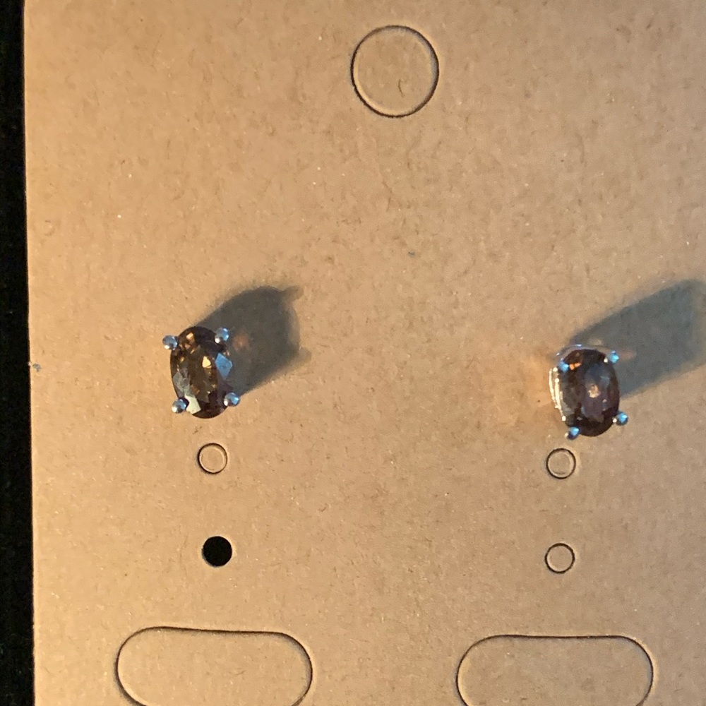 Stud Gemstone Earrings